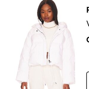 Velvet by Graham & Spencer White Puffer Jacket